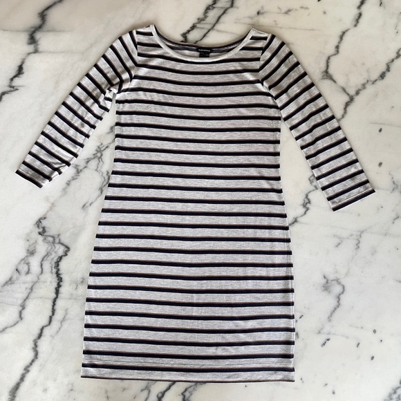 Club Monaco Stripe Jersey Knit Dress - Picture 4 of 14
